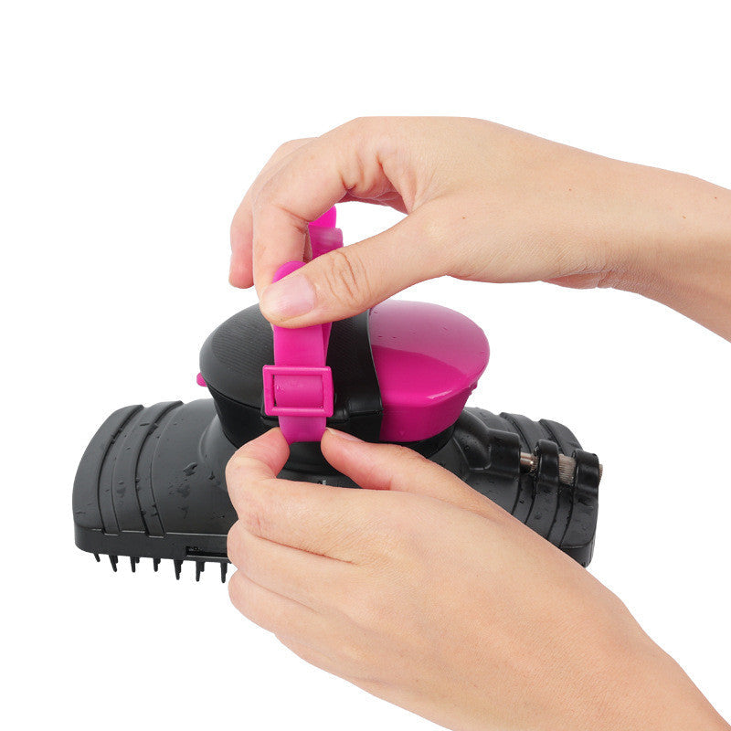 Experience the Ultimate Grooming with the Horse Bath Massage Water Spray Brush